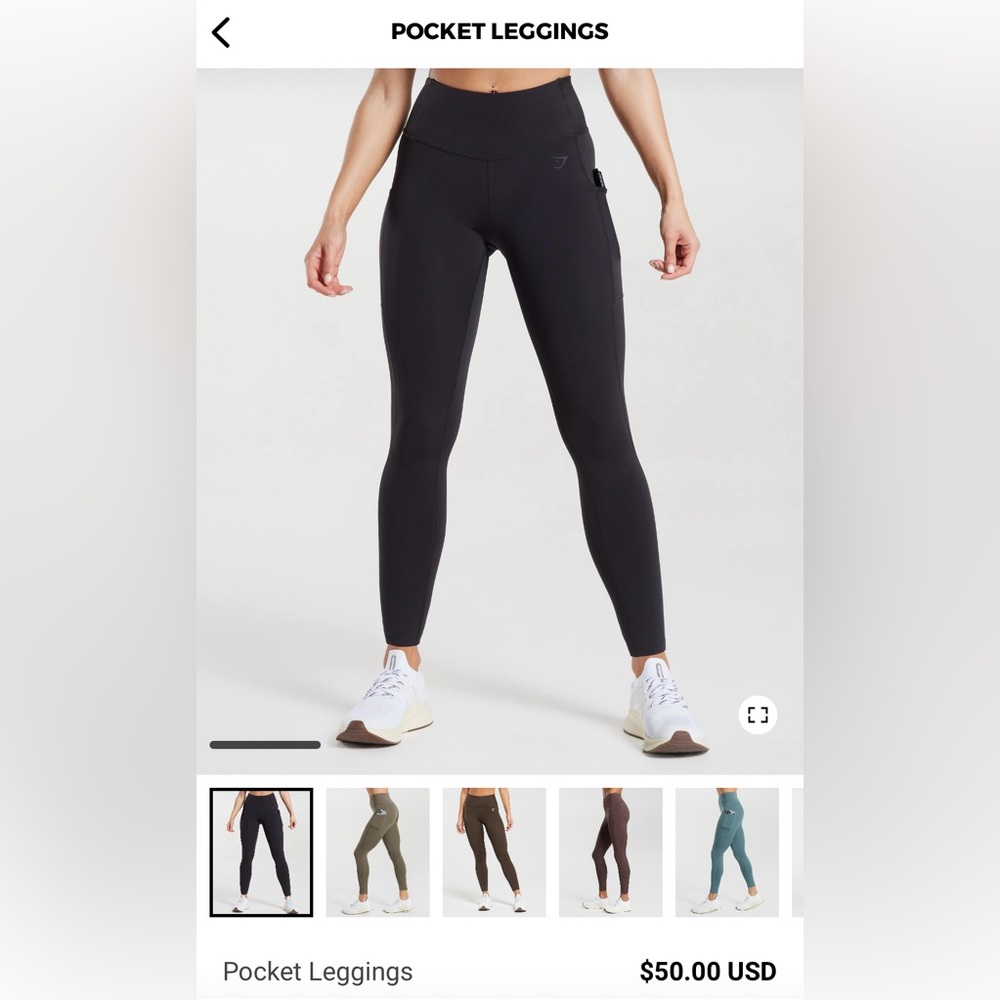 Gymshark pocket leggings